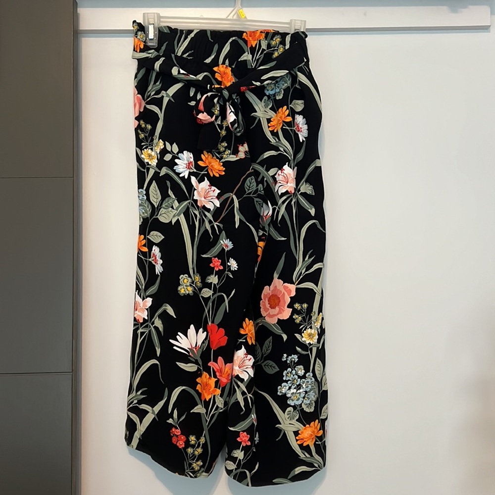 Floral dress pants